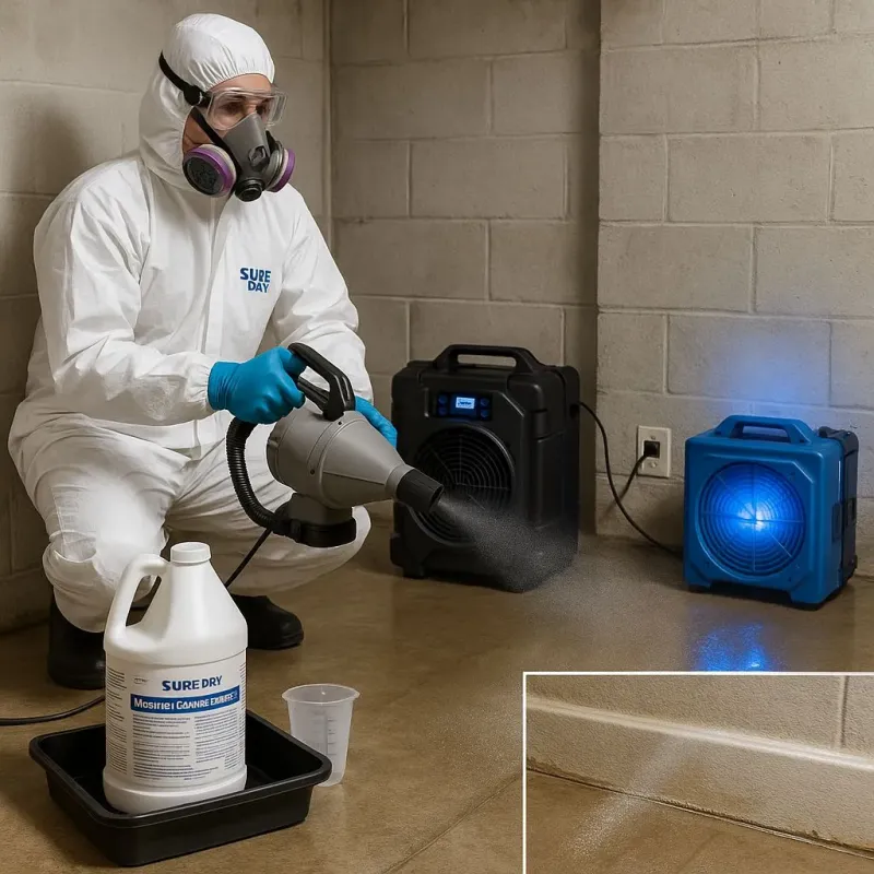 Sanitization and Odor Removal process in Dunn, NC