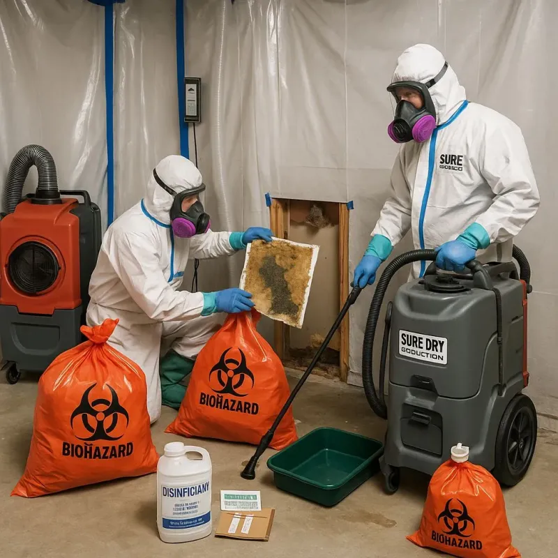 Contaminated Water Handling Protocols process in Dunn, NC